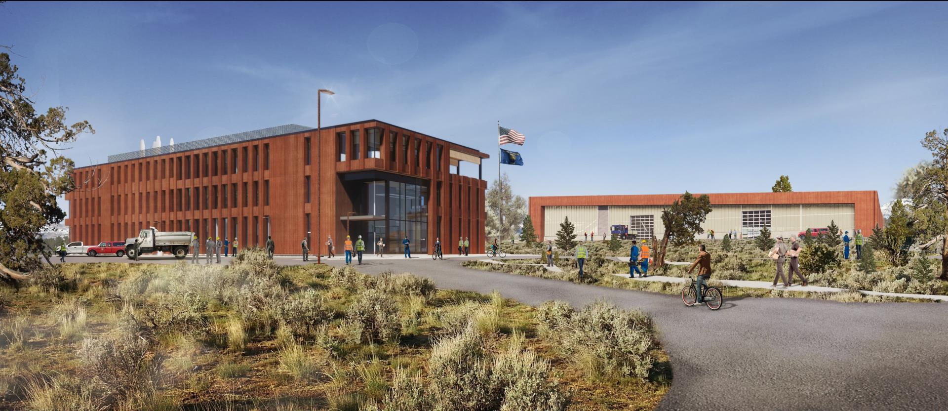 rendering of Public Works project